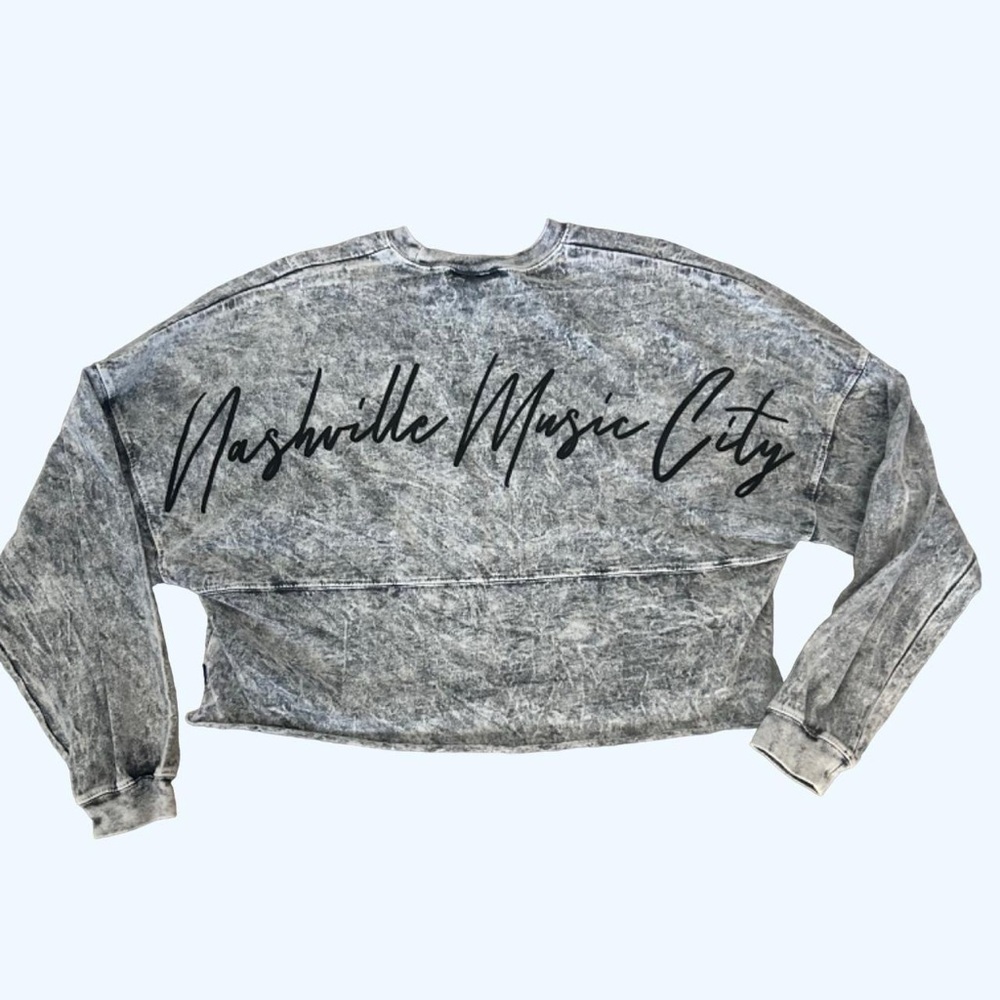 Nashville music city long sleeve crewneck